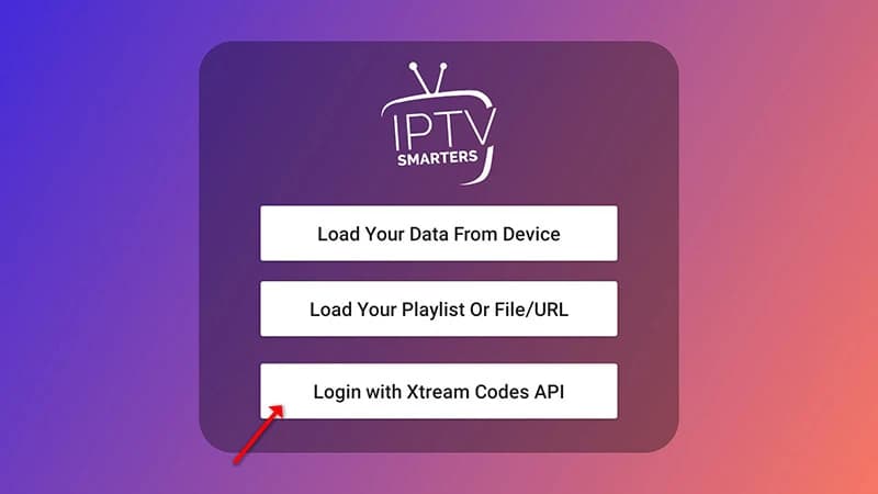 Mit Xtream Codes anmelden — screenshot 1